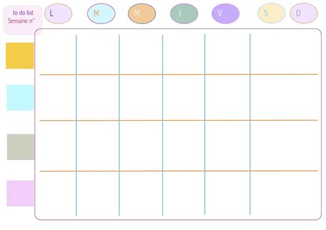 Planning vierge semaine luxe liste de courses et du côté des planner pour blogueurs. Planning Repas Semaine A Imprimer - Gamboahinestrosa