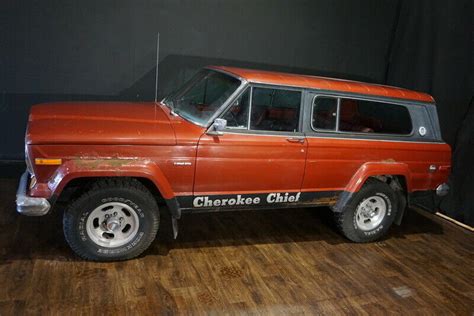 Rare 1977 Jeep Cherokee Sj Chief S Edition 4x4 360 V8 Classic Jeep