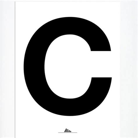It also incorporates macroprudential considerations to reduce potential threats to the stability of. Letter "C" Print | Atelier BigJon | Vinterior
