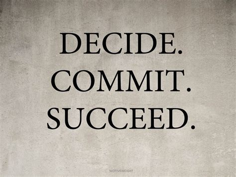 Motiveweight Decide Commit Succeed
