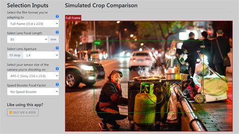 This Handy Crop Factor Calculator Shows How Your Lens Will Look On Different Size Sensors