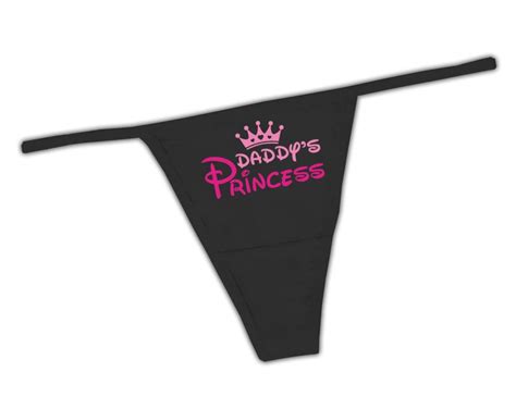 Daddy S Princess Thong Naughty Panties Sexy Panties Etsy