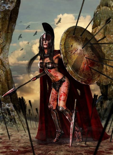 Spartan Women Warrior Woman Spartan Women Fantasy Female Warrior
