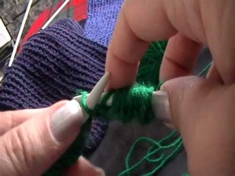 Repeat this row until you have 5 stitches. Knitting for beginners-2.First row. - YouTube