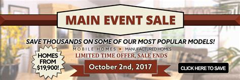 New Manufactured Homes on Sale | Mobile Homes on Main