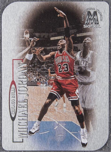 Hi i have a michael jordan rookie card but it says skybox or usa on the back of is it worth anything i can't seem. Lot Detail - 1999 Skybox Molten Metal #141 Michael Jordan Card