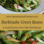 Burkina Faso French Green Beans - International Cuisine