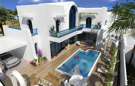 A Vendre à Djerba Tunisie Villa De Prestige Vente Maison à Aghir