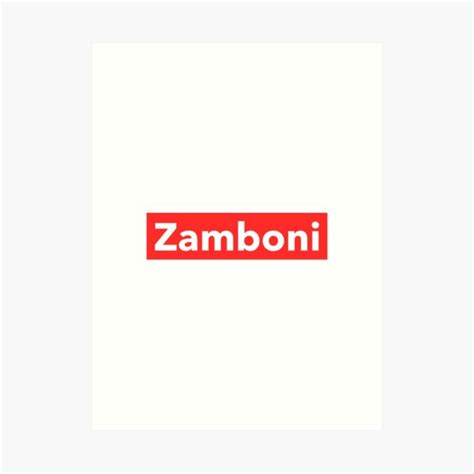 Zamboni Art Prints Redbubble