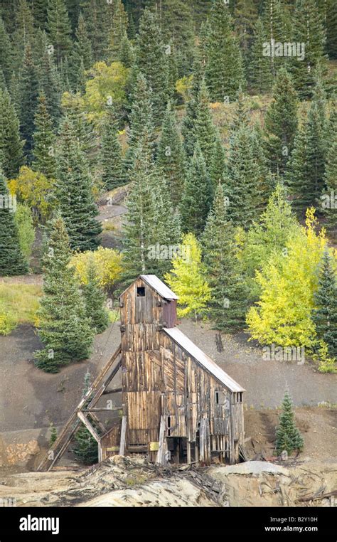 Old Mining Structure Off Route 550 South Of Silverton North Of Durango