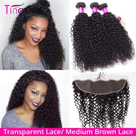 Tinashe Hair Curly Bundles With Frontal Remy Brazilian Human Hair 3