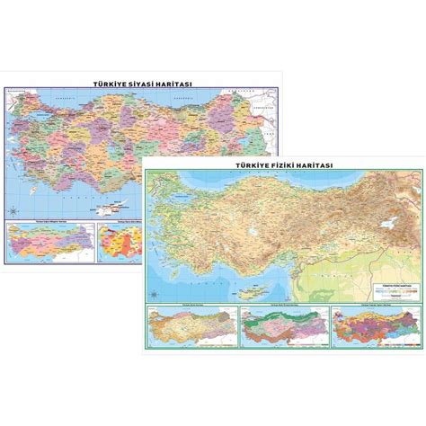 Türkiye Fiziki Ve Siyasi Haritası Çift Taraflı 50x70 Cm Fiyatı Ve Özellikleri