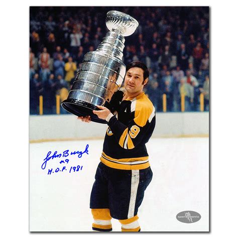 Johnny Bucyk Boston Bruins 1972 Stanley Cup Autographed 8x10 Nhl Auctions