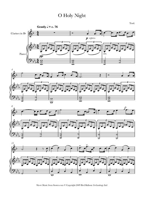 Download and print clarinet sheet music on jellynote. 14 Easy Clarinet Solos That Sound Amazing (with links to ...