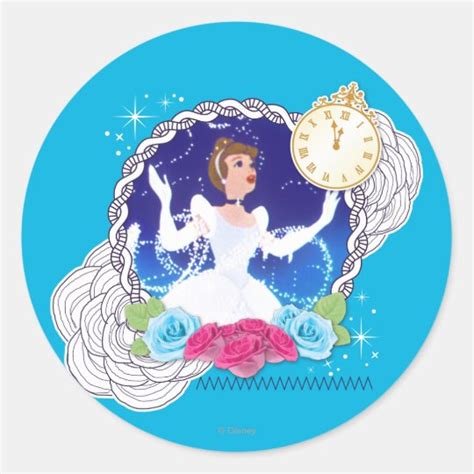 Cinderella Princess Cinderella Classic Round Sticker