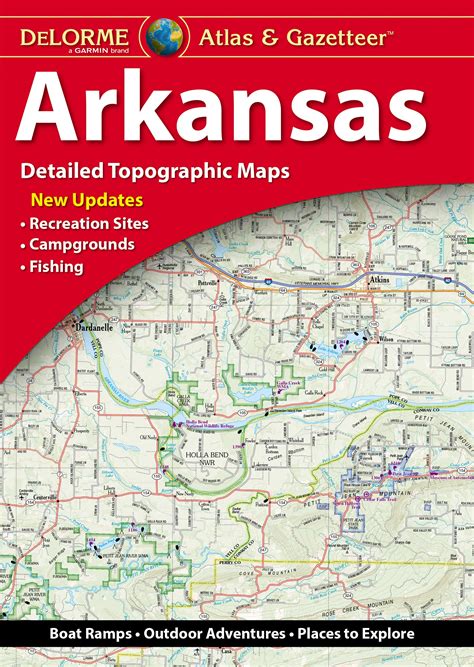 Delorme Atlas And Gazetteer Arkansas Mytopo Map Store
