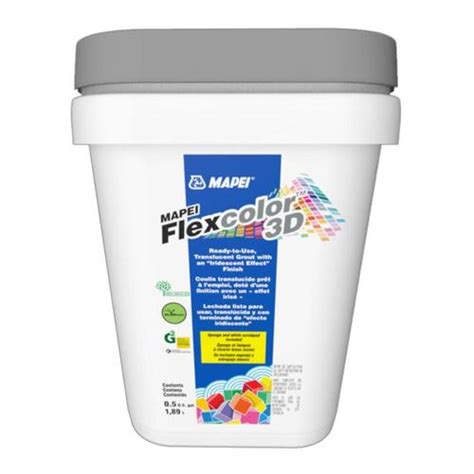 Great kitchen and bathroom tile ideas using lowes tile and tec grouts, also available at lowes home improvement. MAPEI Flexcolor 3D 0.5-Gallon Frosted Glass Acrylic Premix ...