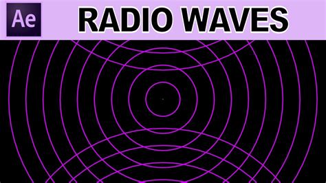 Radio Waves Effect - Adobe After Effects Tutorial - YouTube