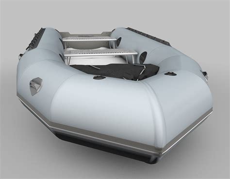 Zodiac Boat Raft 3d Model Obj 3ds Fbx C4d Dxf