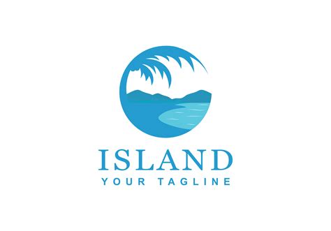 Island Logo Graphic By Sabavector · Creative Fabrica