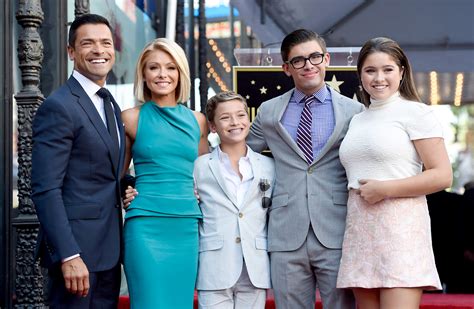 Kelly ripa and her family have reportedly been quarantining in the caribbean. Kelly Ripa, Son Michael Collaborate on Film School Project