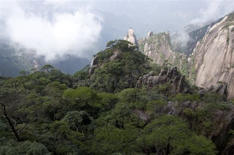 Mount Sanqing Sanqingshan Jiangxi China Stock Photo Image Of High