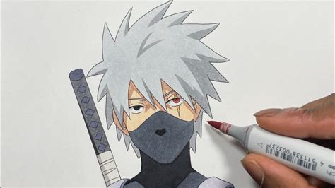 How To Draw Kakashi Anbu Easy Naruto Shippuden Youtube