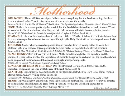 Maybe you would like to learn more about one of these? Lds Mothers Day Quotes. QuotesGram