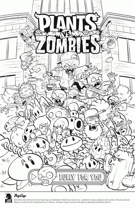 Plants vs zombies games and downloadable coloring pages. Get This Plants Vs. Zombies Coloring Pages to Print Online at281