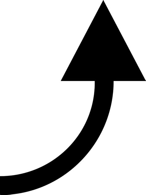 Curved Arrow Decal