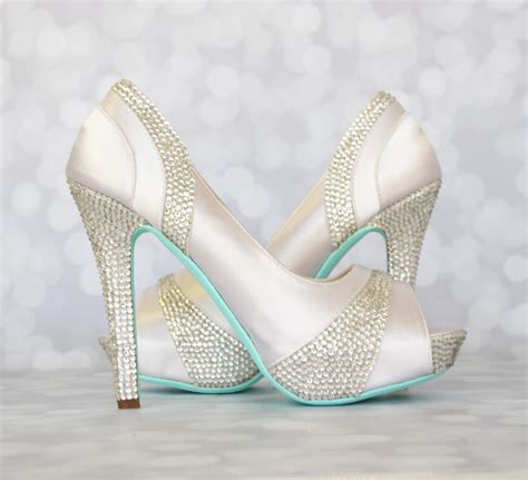 Jeweled Wedding Shoes For The Bride Ellie Wren Shoes