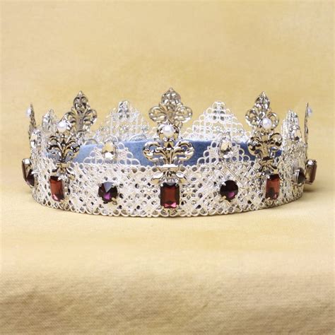 Full Crown Silver Crown King Crown Wedding Crown Groom Crown