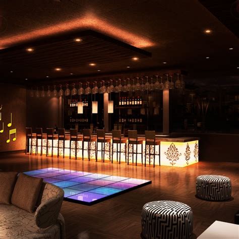 3d Realistic Interior Design For Hookah Lounge Other