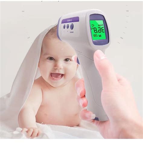 Digital Non Contact Infrared Thermometer Termometer Cek Suhu Temperature Checker Gun Shopee