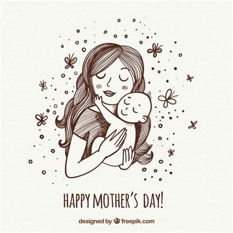 Happy Mothers Day Sketch At Explore Collection Of