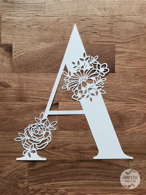 Your all in one tool to edit pdf files. Floral Letter 'A' SVG PDF Jpg Dxf Png Design - Papercutting Vinyl Template Commercial Use ...