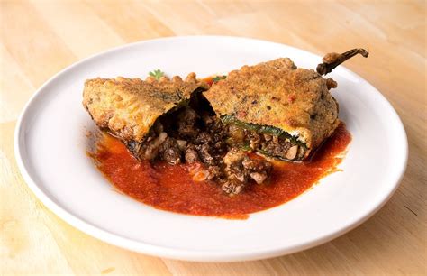 Chile Poblano Rellenos Recipe Meat Filled Chiles Rellenos Hank Shaw