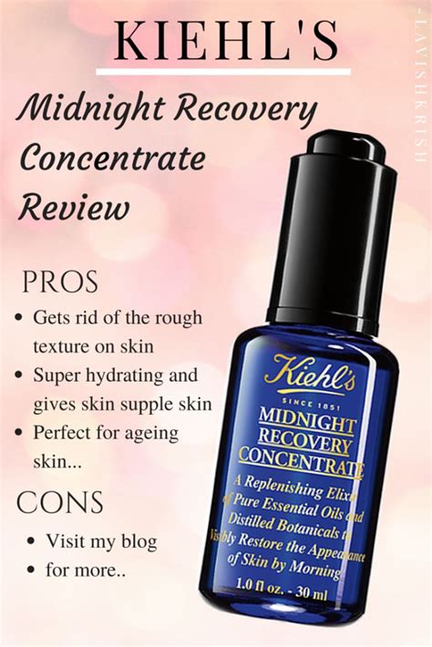 Kiehls Midnight Recovery Concentrate Review Ingredients Is It