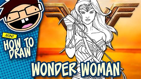 How To Draw Wonder Woman Wonder Woman Movie Narrated Easy