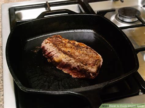 Pat both sides of steak dry again. 4 Ways to Cook Chuck Steak - wikiHow