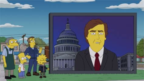 ‘the Simpsons Season Finale Rips Fox News Tucker Carlson And Facebook