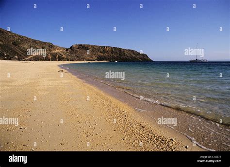 Republic Of Djibouti The Ghoubet White Sand Beach Stock Photo Alamy