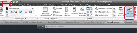 Files Tab In Autocad 2014 Cadline Community