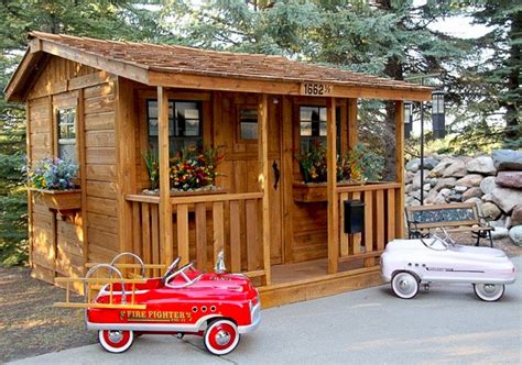There are many wood cabin kits available for diy projects which create beautiful retreats for all seasons. Playhouse Kits for Kids | 7x9 Cozy Cabin - Outdoor Living ...