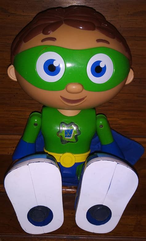 Pbs Super Why Wyatt Talking Light Up Action Figure 10 Doll With Moving