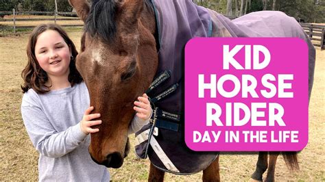 Horseback Riding Lessons For Kids Equestrian Day In The Life Horse