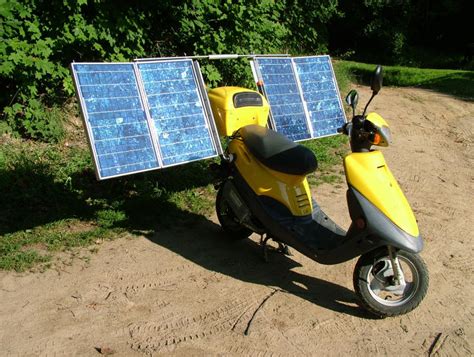 Early Morning Solar Gadget Diy Solar Electric Scooter The Sietch Blog