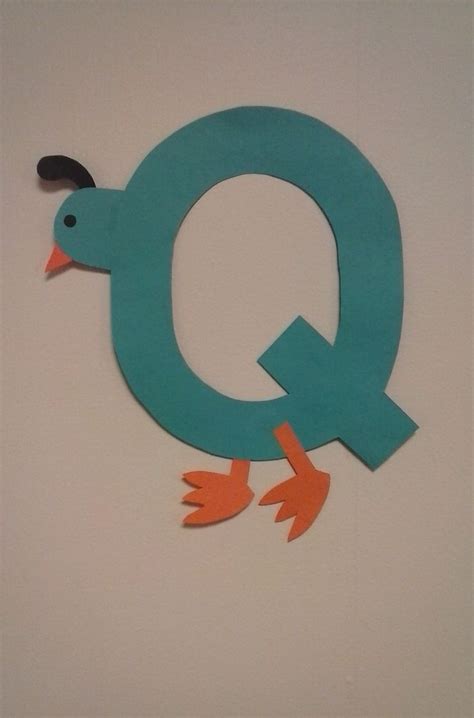 Preschool Letter Q Q Is For Quail Alphabet Crafts Preschool