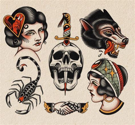 Traditional Old School Tattoos On Instagram “whats Your Favorite From