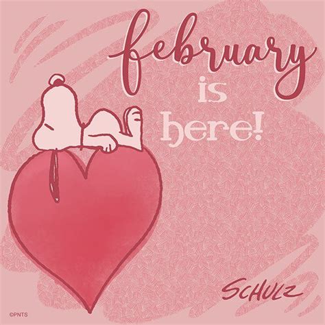 Peanuts On Twitter Welcome February Snoopy Valentine Snoopy